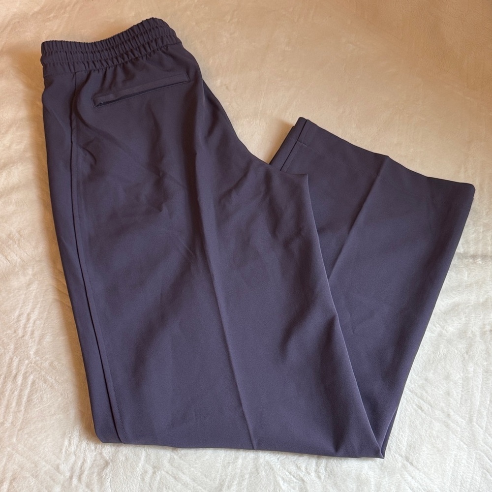 Athleta Women's Purple Track Pants with Elastic Waist